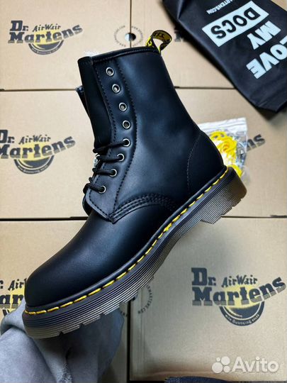 Dr. Martens 1460 Black с мехом