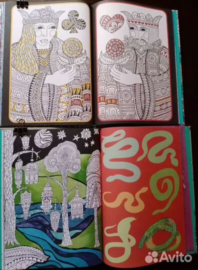Книги-раскраски 2 разные новые