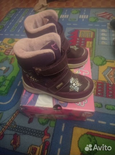 Ботинки зимние для девочки 27 размера