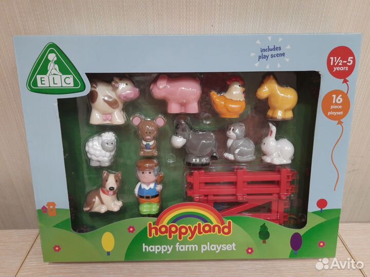 Новый большой набор животные на ферме elc