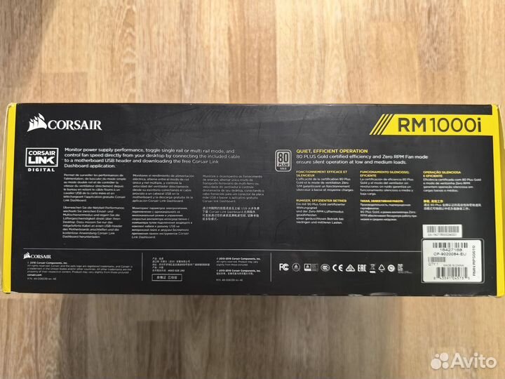 Блок питания Corsair RM1000i