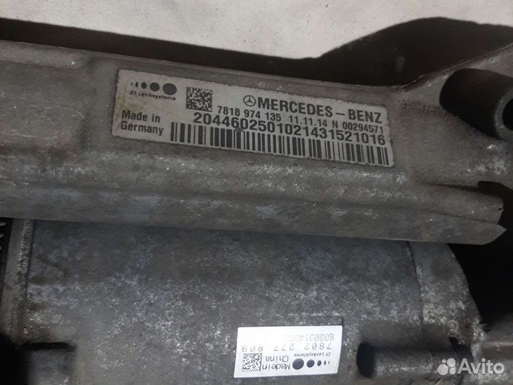 Рулевая рейка mercedes x204 glk