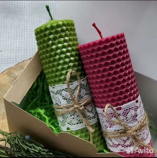 Свечи из натурального воска