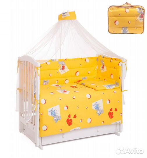 Бортики на детскую кроватку