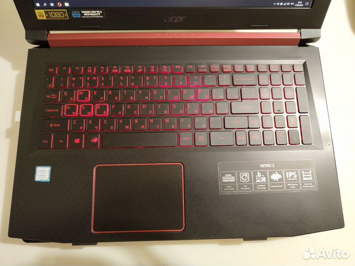 Игровой Acer nitro 5 an515 52 gtx 1050 4 gb