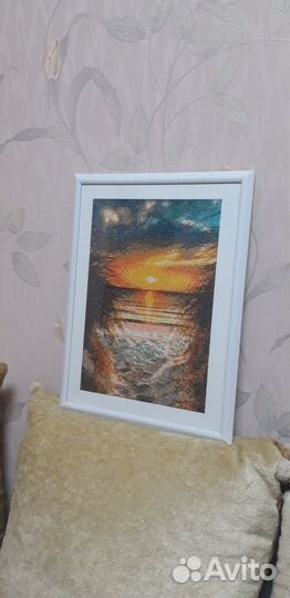 Алмазная мозаика готовая работа