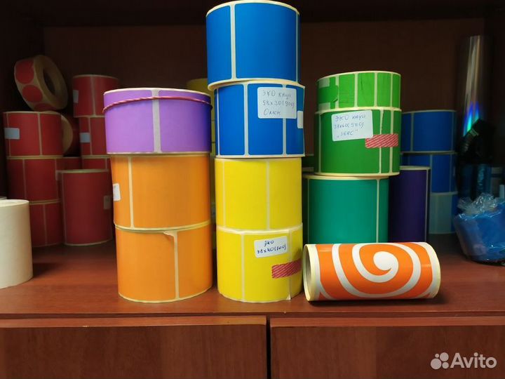 Термоэтикетки и термотрансферные этикетки