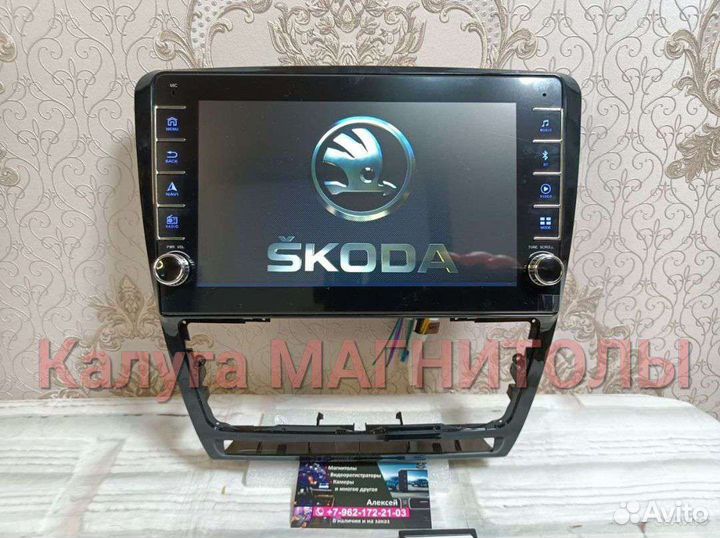 Магнитола Skoda Octavia A5 android новая