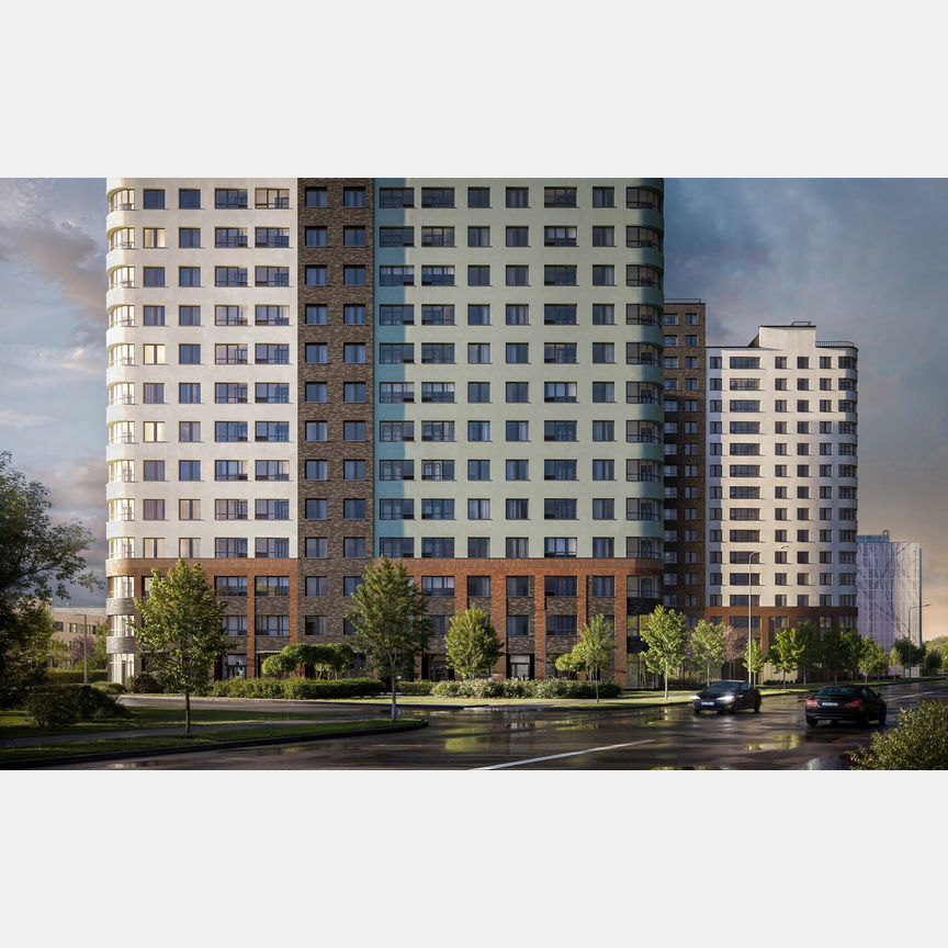1-к. квартира, 33,4 м², 5/17 эт.