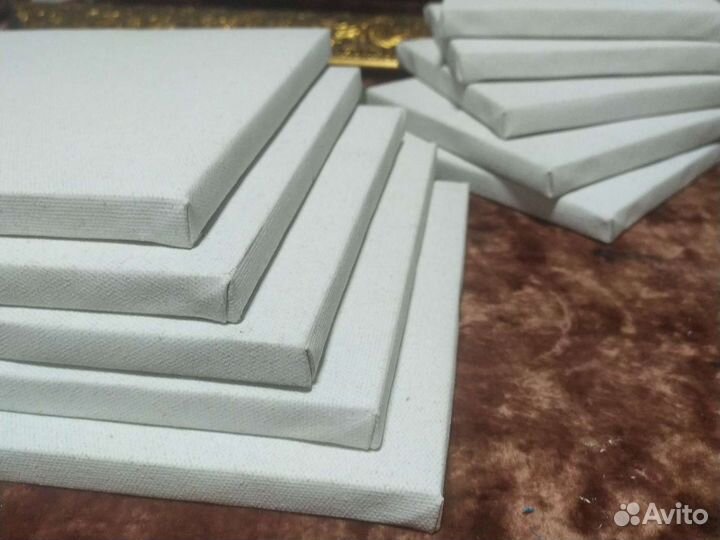 Холст на подрамнике грунтованный лен