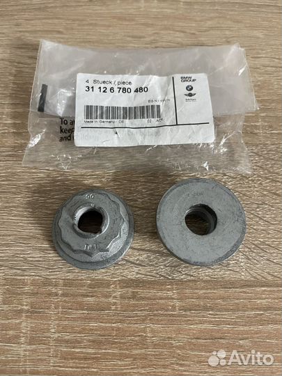 Новые оригинальные гайки на BMW 31126780480