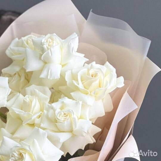 Букет белые розы Playa Blanka