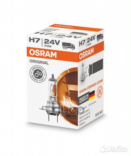 Лампа H7 24V 70W PX26d original line качество о