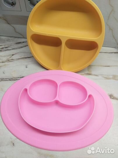 Силиконовая тарелка детская