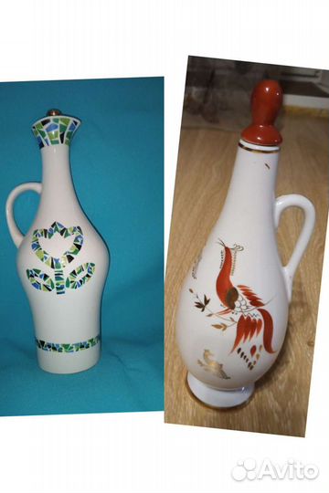 Графины штофы стекло керамика