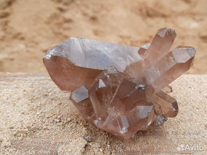 Раухтопаз Дымчатый Кварц Друза Кристалл