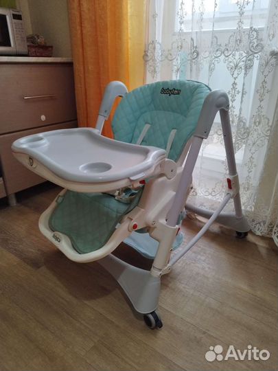 Стул для кормления Babyton голубой