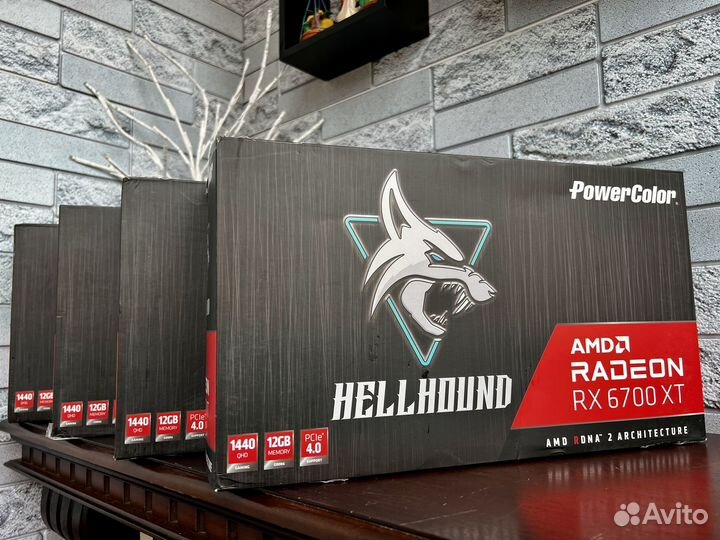Видеокарта Rx 6700 XT 12GB Hellhound/Пломба