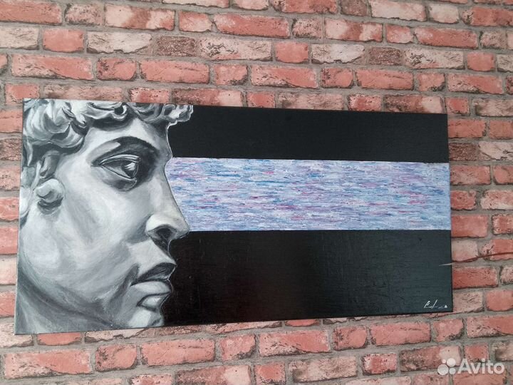 Картина акрилом на холсте