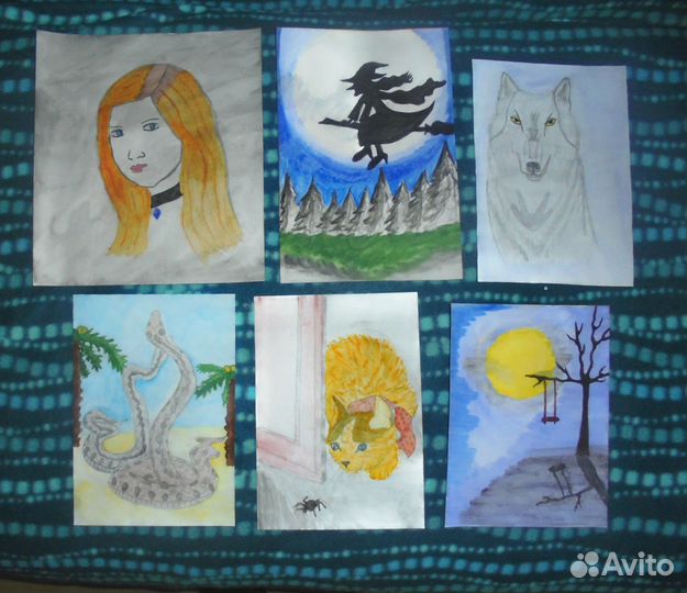 Акварельные рисунки