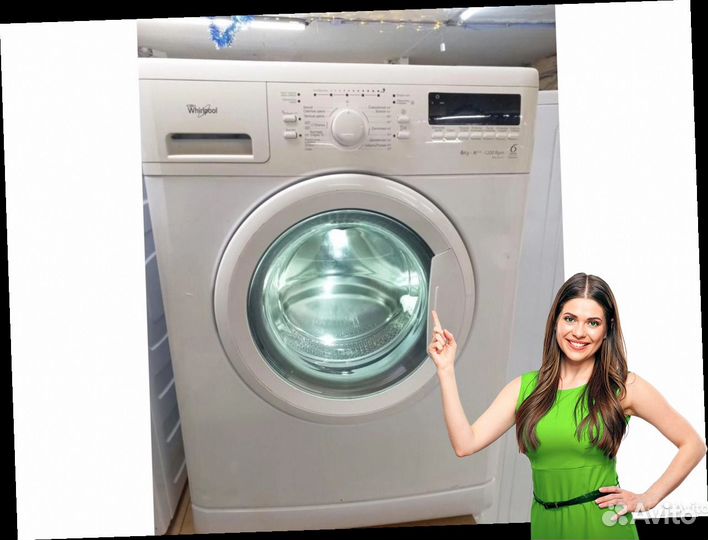 Стиральная машина Whirlpool 6кг. Гарантия 1 год