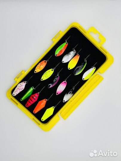 Набор блесен на форель 15 штук Rooney; Dohna; Miu;