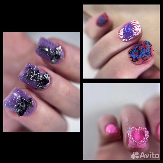 Маникюр, педикюр, наращивание ногтей