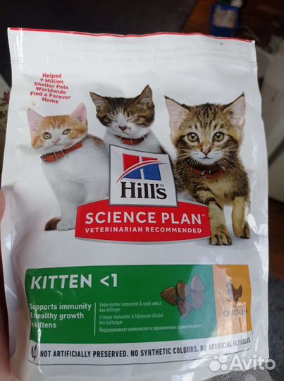 Корм для котят hills