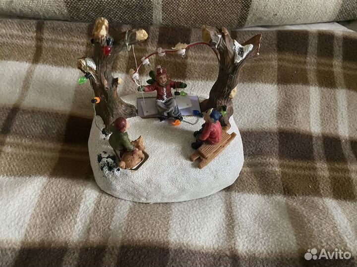 Композиция новогодняя светодиодная на стол