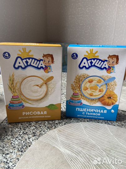 Детское питание агуша