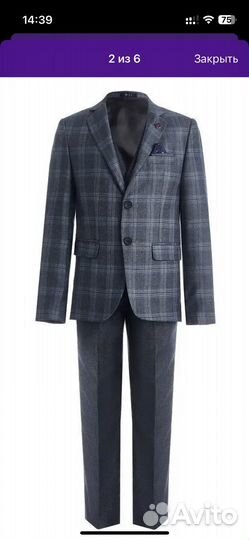 Костюм школьный на мальчика 146-152