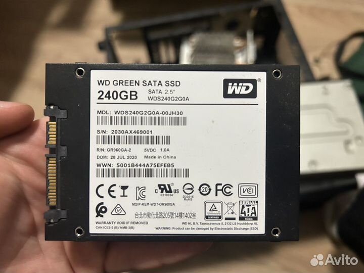 Ssd wd green 240 gb