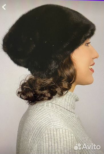 Шапка норковая новая женская