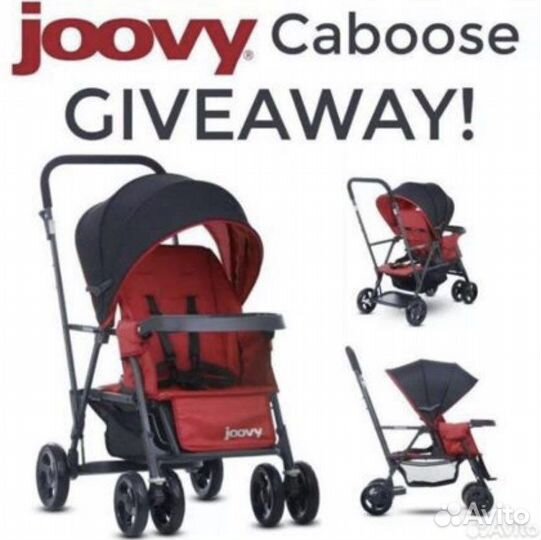 Коляска для погодок joovy caboose
