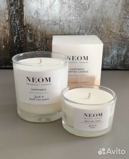 Свечи: Jo Malon, Neom, Uriage, Atelier Cologne