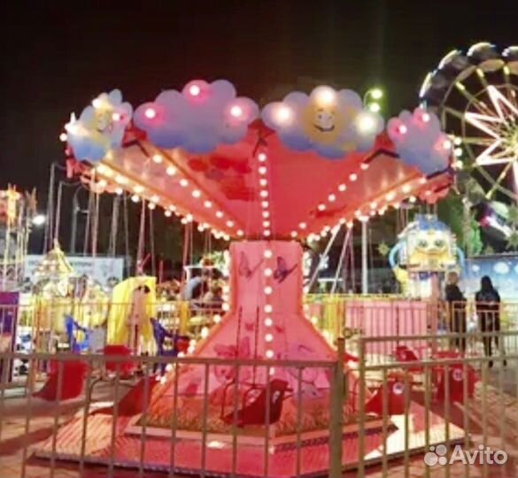Карусель ветерок б/у с ограждением торг