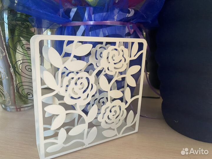 Салфетница металлическая