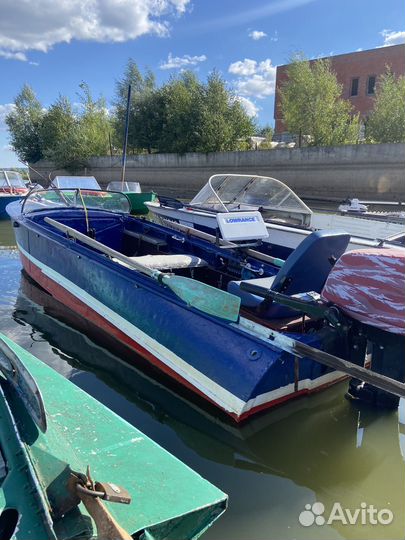 Казанка без булей с мотором Suzuki 9.9 15