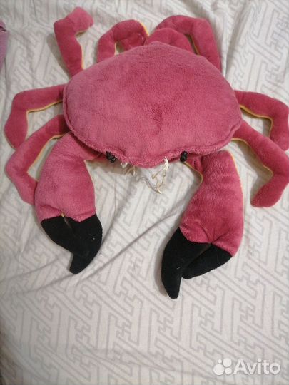 Плюшевая игрушка крабик