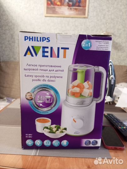 Пароварка - блендер philips avent