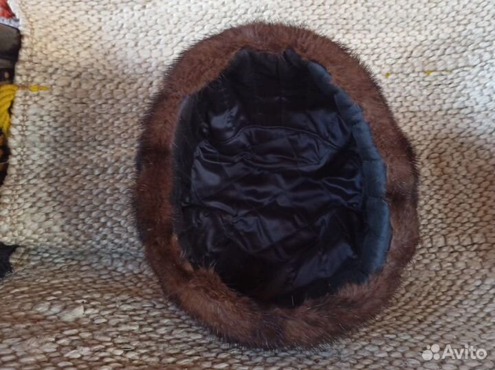 Мужская шапка формовка из норки