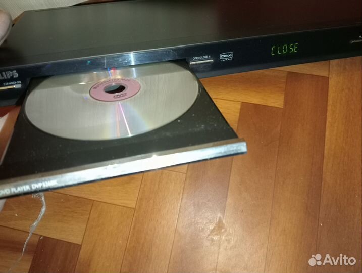 DVD плеер Philips с USB, подключение RCA только