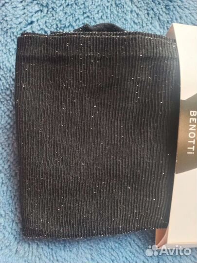 Колготки чёрные с блёстками Германия