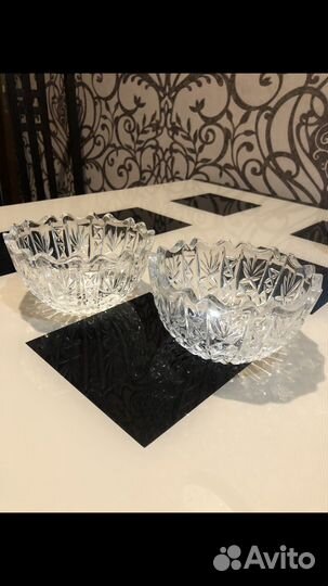 Хрустальная ваза, салатник сср