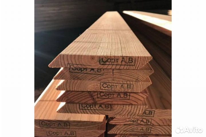 Планкен косой за м2 20 мм 125 мм 3000 мм, вс