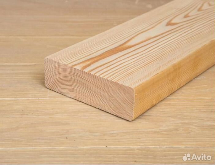 Палубная доска лиственница, 45х140 мм, ав