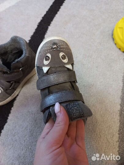 Демисезонные ботинки для девочки Котофей