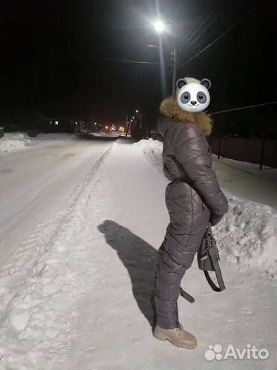 Женский зимний комбинезон, размер 46-48