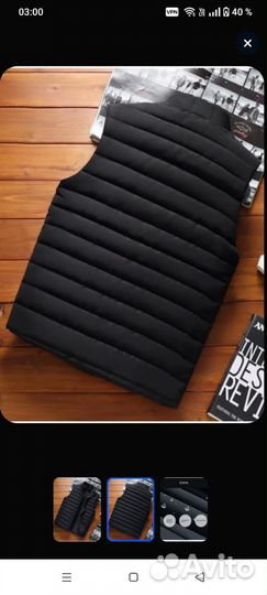 Жилетка мужская утепленная 46/s