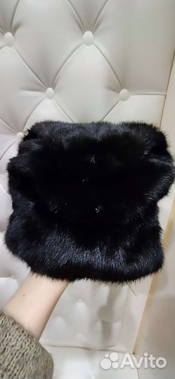 Шапка норковая женская